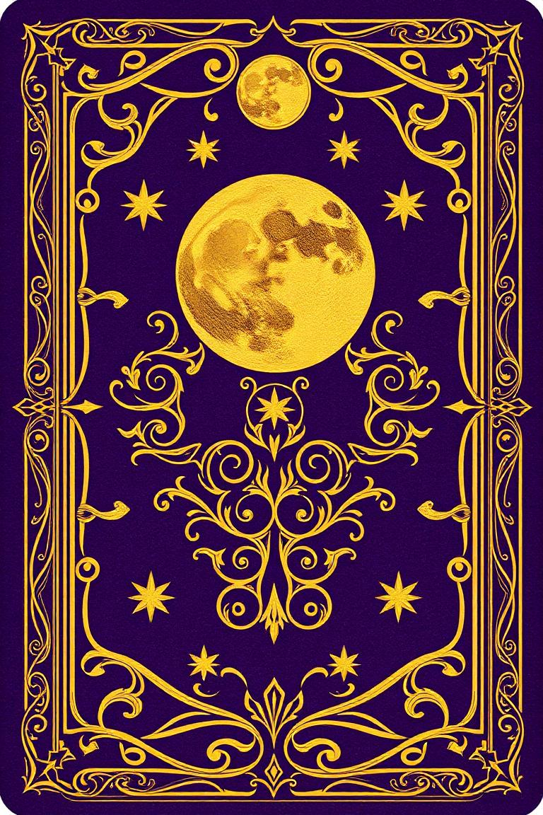 Tarot card back